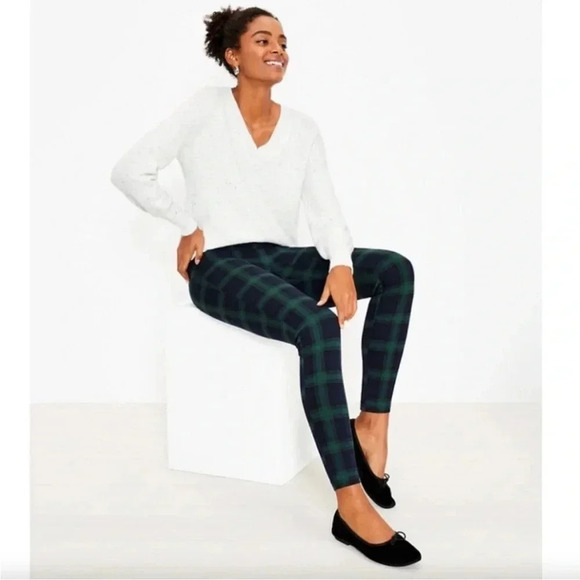 Ann Taylor plaid checkered pants - Picture 1 of 9